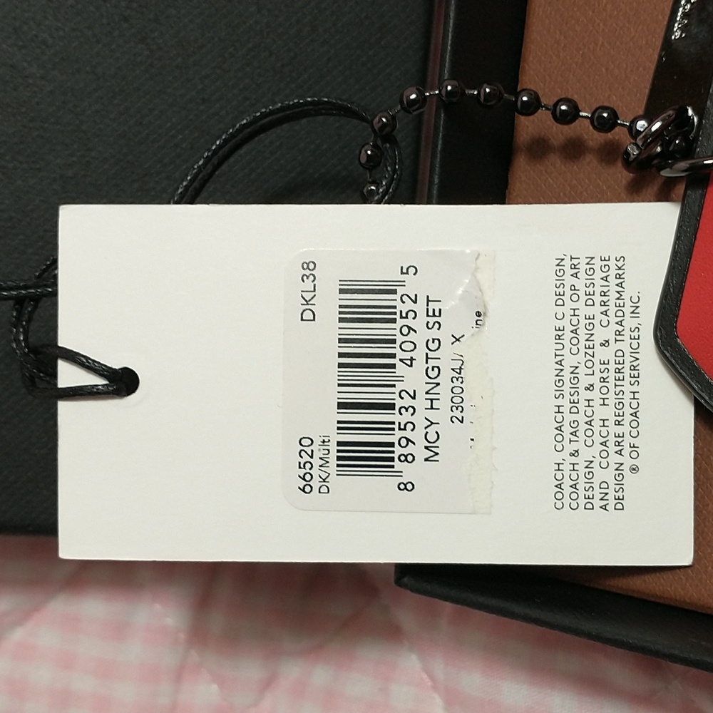Disney x Coach Mickey Mouse Keychain / Bag Charm Set + Matching Stickers - Picture 6 of 10